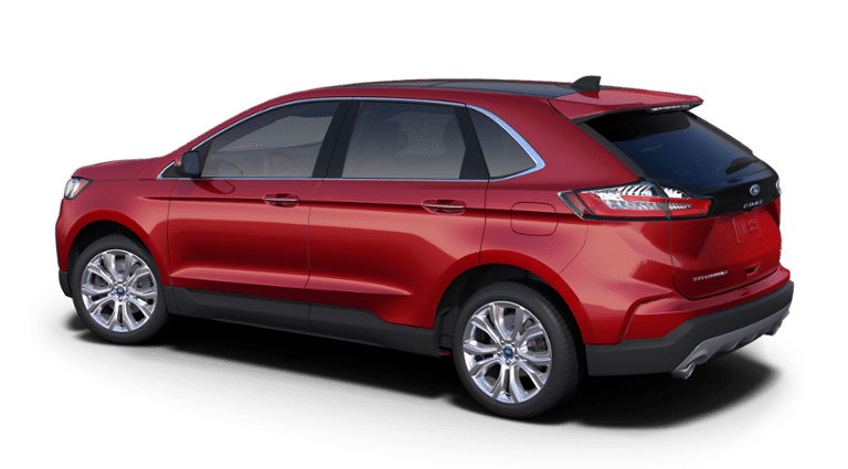 2021 Ford Edge Titanium Rapid Red, 2.0L EcoBoost® Engine | Raymond Motors